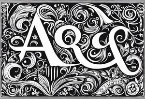 abcdefghijklmnopqrstuvwxyz tattoo idea