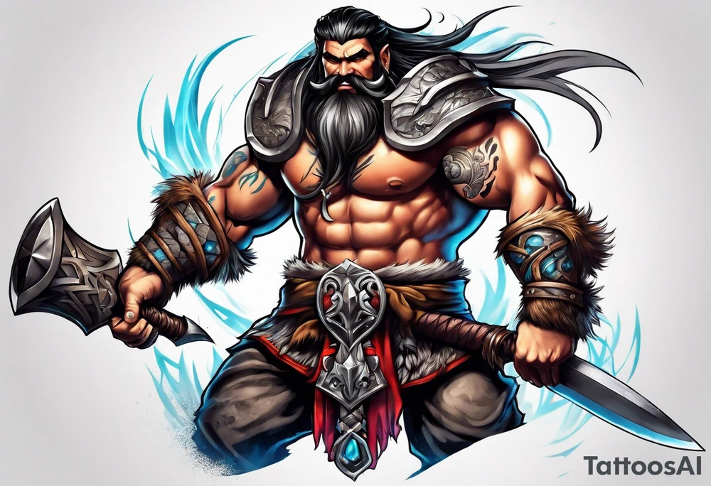 barbarian tattoo idea