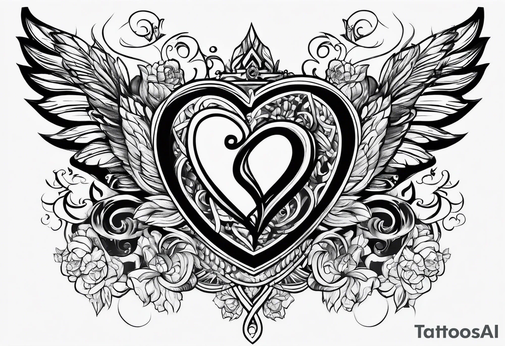 God is love tattoo idea