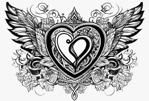 God is love tattoo idea