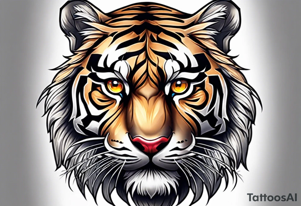 tiger tattoo idea