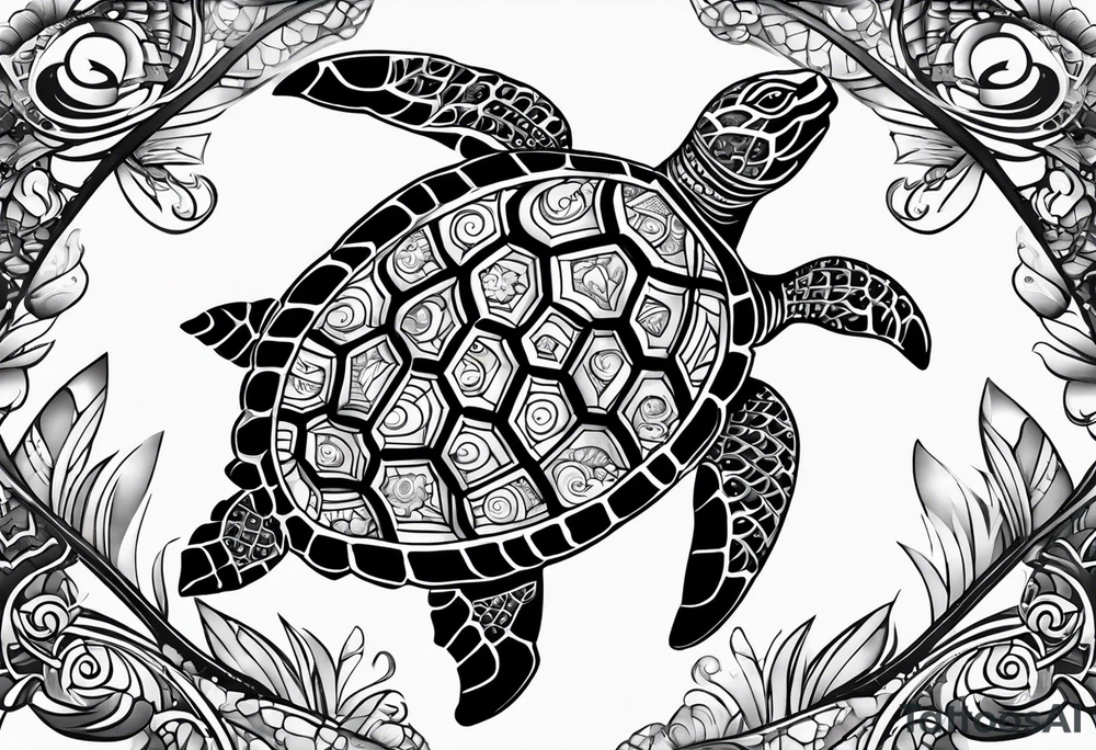 Turtle belau tattoo idea