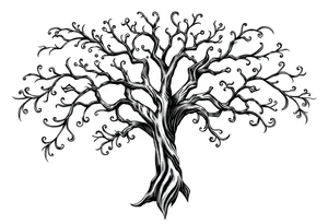 Irish family tree tattoo idea