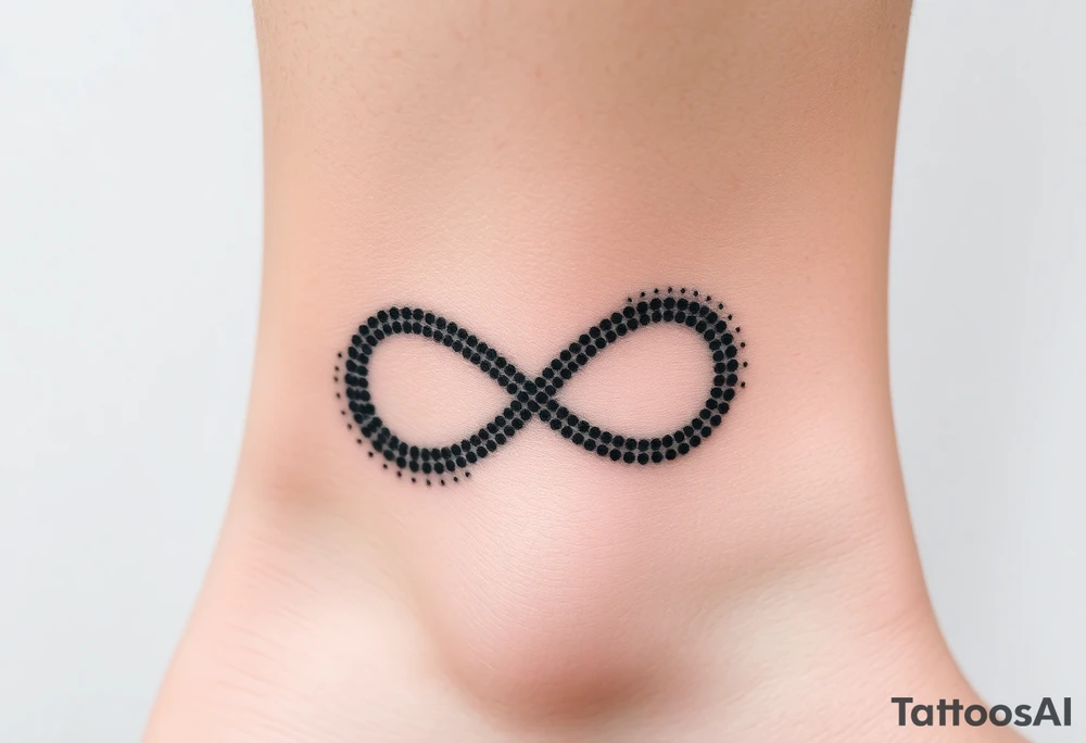 infinity symbol with mum in it tattoo idea