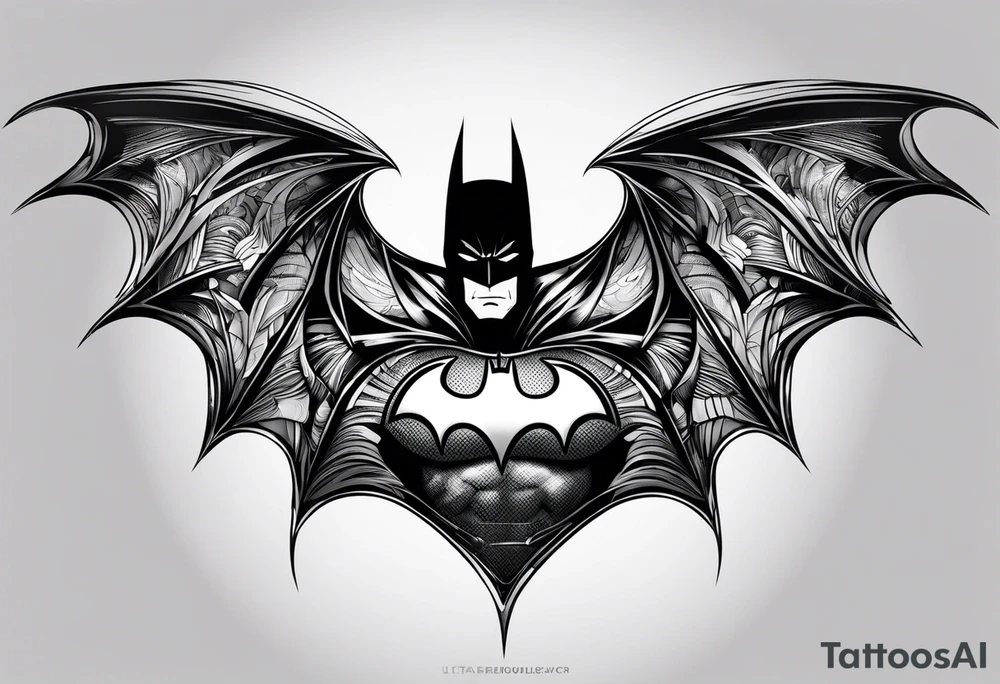 batman symbol by itself tattoo idea