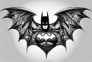 batman symbol by itself tattoo idea