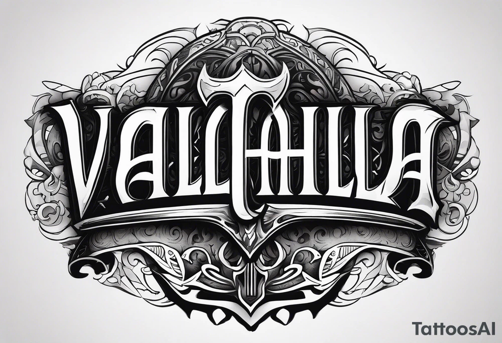 Valhalla mist tattoo idea
