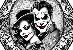 Happy sad tattoo idea