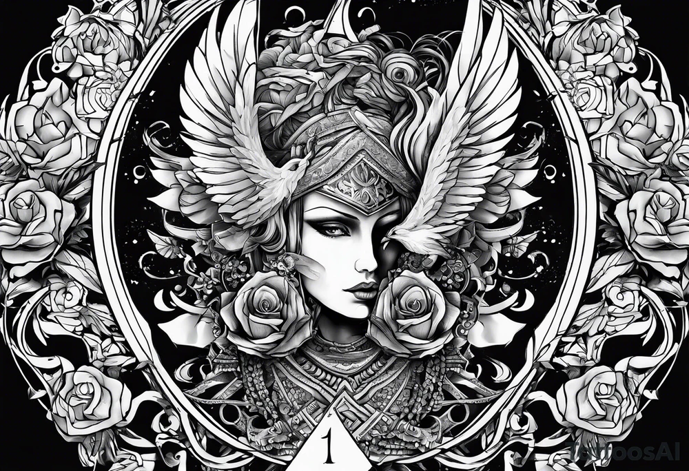 Something broken with the quote “we cannot repeat this cycle” intertwined tattoo idea