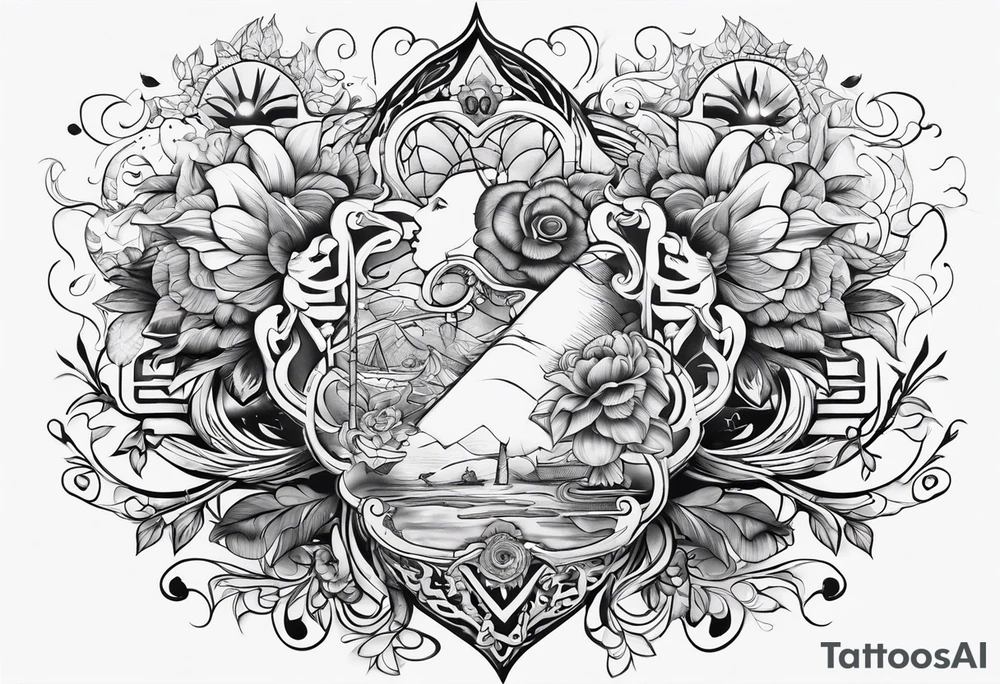 eternal love tattoo idea
