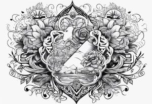 eternal love tattoo idea