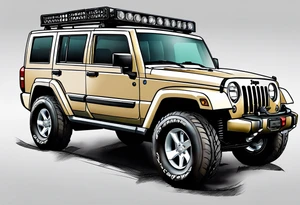 Jeep commander tattoo idea