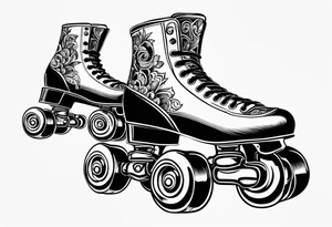 Rollerskates tattoo idea