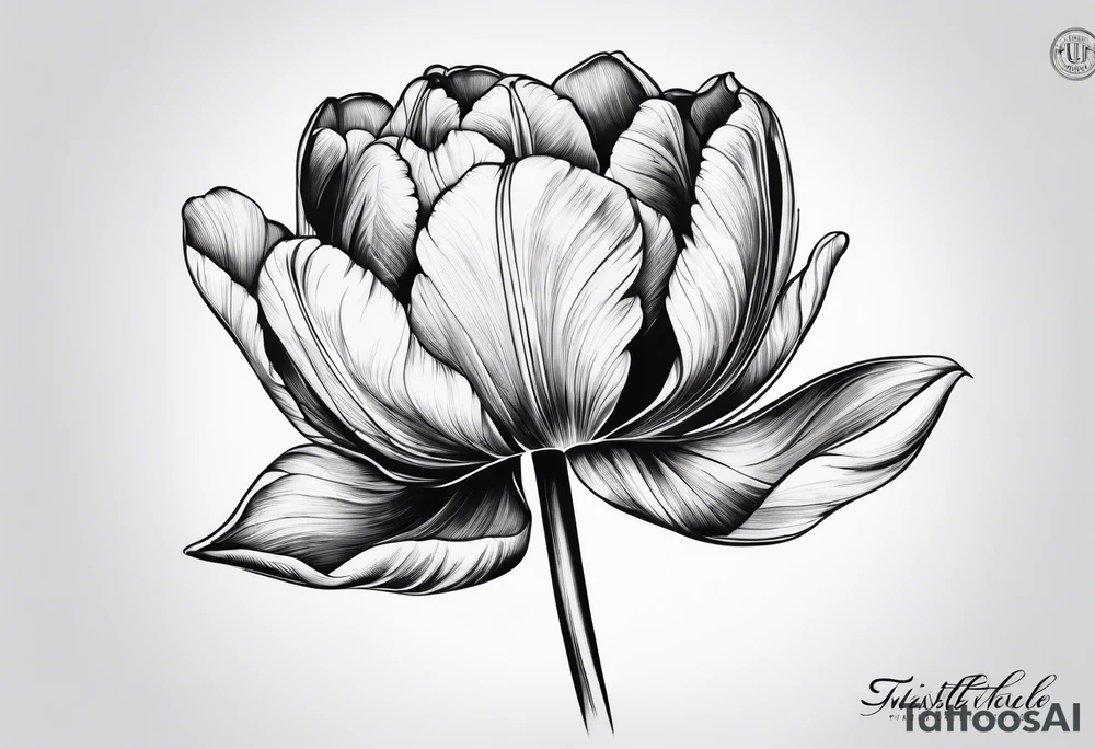 tulip tattoo idea