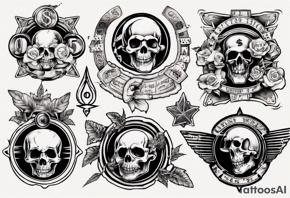 Money tattoo idea