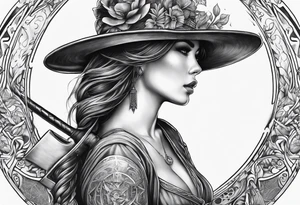 Scythe time tattoo idea
