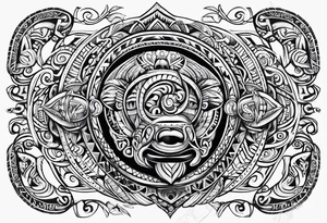 Taino tribal tattoo idea