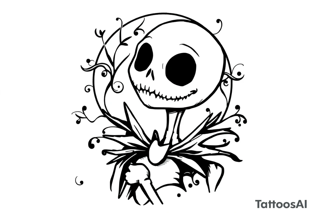 Jack skellington tattoo idea