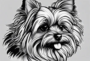 yorkie tattoo idea