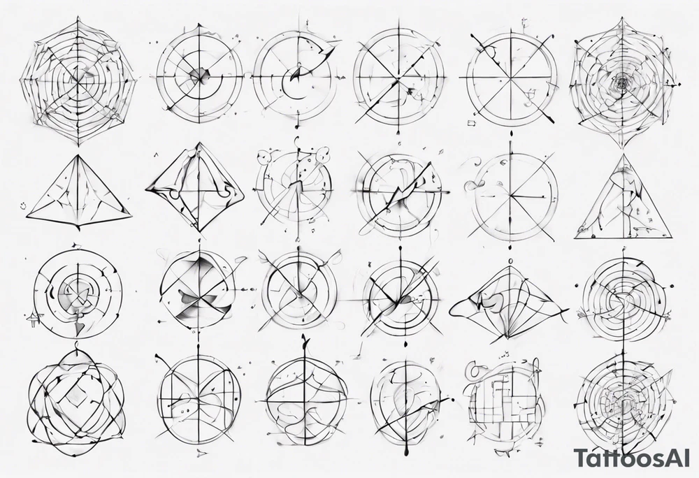 The mathematical friendship graph from graph theory that is cute tattoo idea