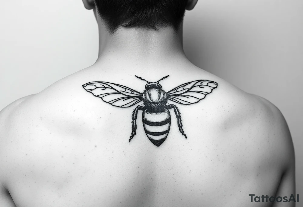 put these letters ליאורה) in a bee tattoo idea