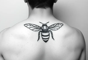 put these letters ליאורה) in a bee tattoo idea