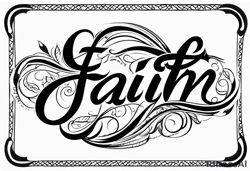 Faith tattoo idea