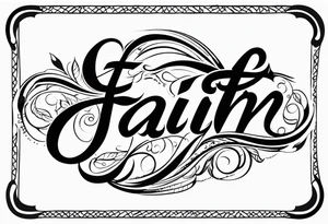 Faith tattoo idea