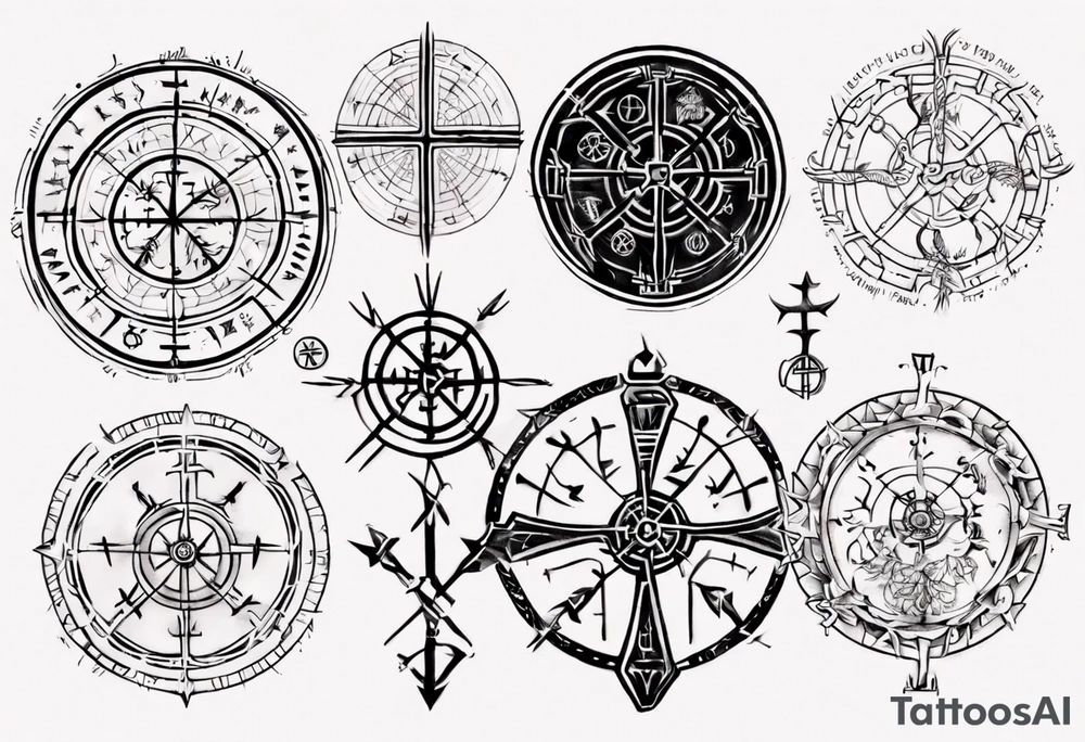 vegvísir tattoo idea