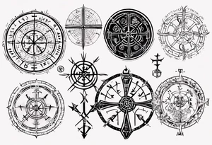 vegvísir tattoo idea