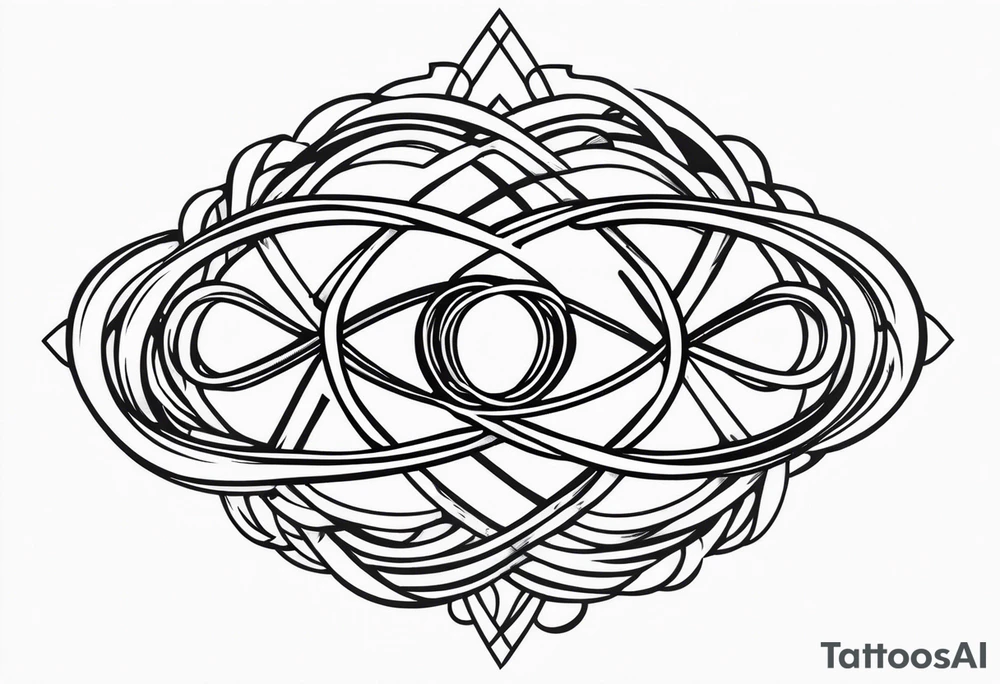 The phrase TB5 surrounded by double infinity symbol tattoo idea The phrase TB5 surrounded by double infinity symbol tattoo idea