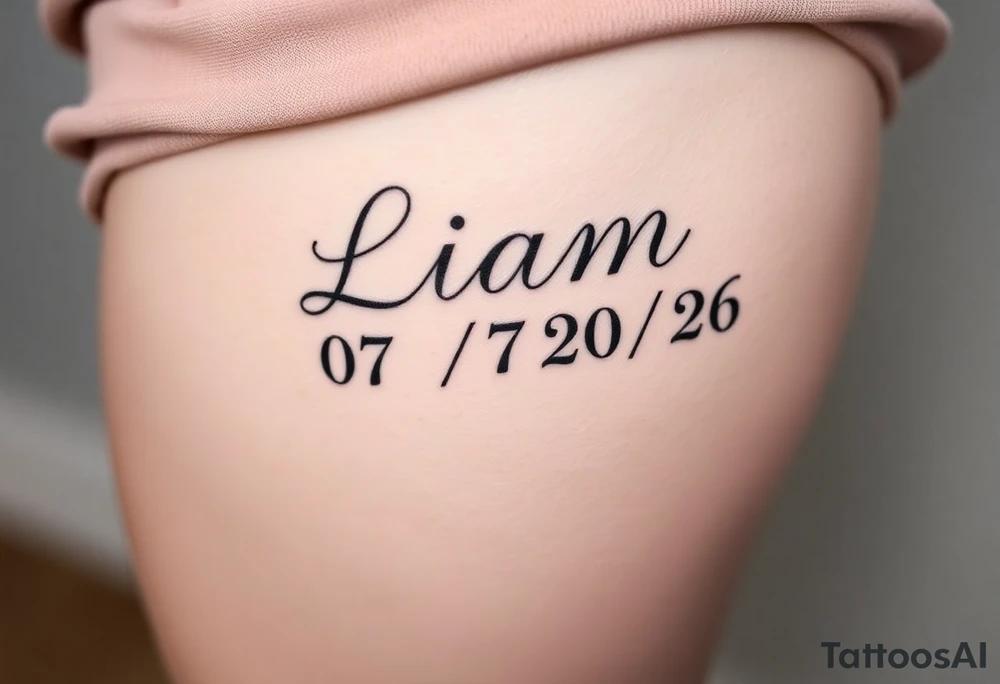 Liam 
07/20/26 tattoo idea