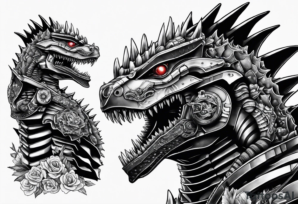 Mechagodzilla tattoo idea