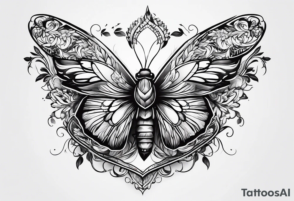 concept design, nature tattoo idea