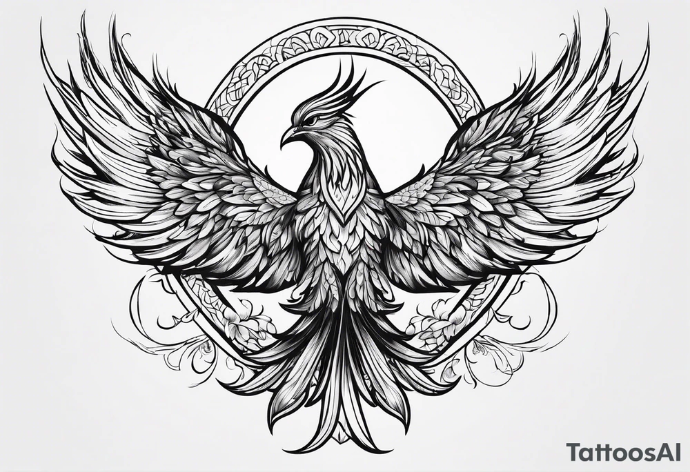 phoenix tattoo idea