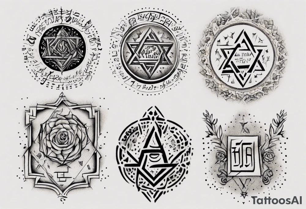 Hebrew written tattoo for arm tattoo idea