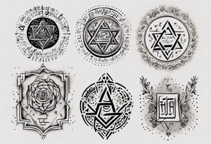 Hebrew written tattoo for arm tattoo idea
