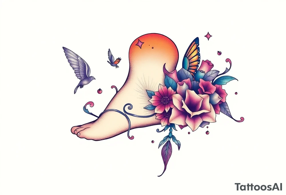 ankle tattoo on the ankle tattoo idea