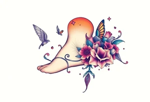 ankle tattoo on the ankle tattoo idea