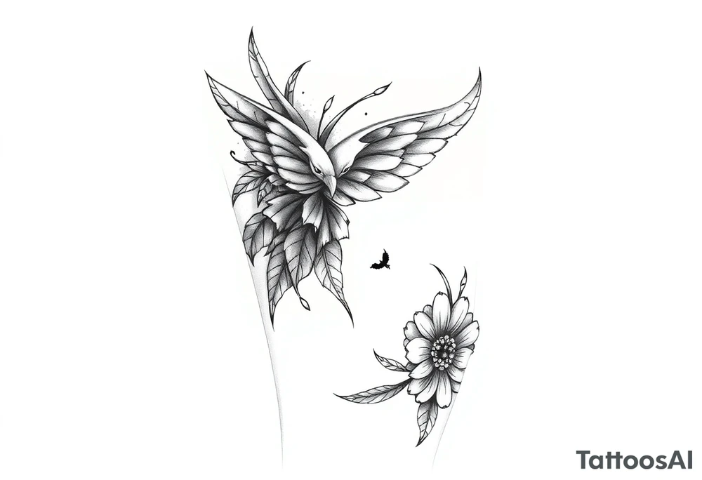 Thigh tattoo that wraps around tattoo idea