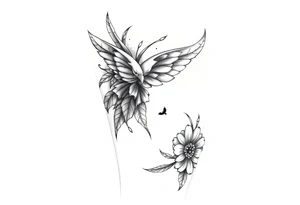 Thigh tattoo that wraps around tattoo idea