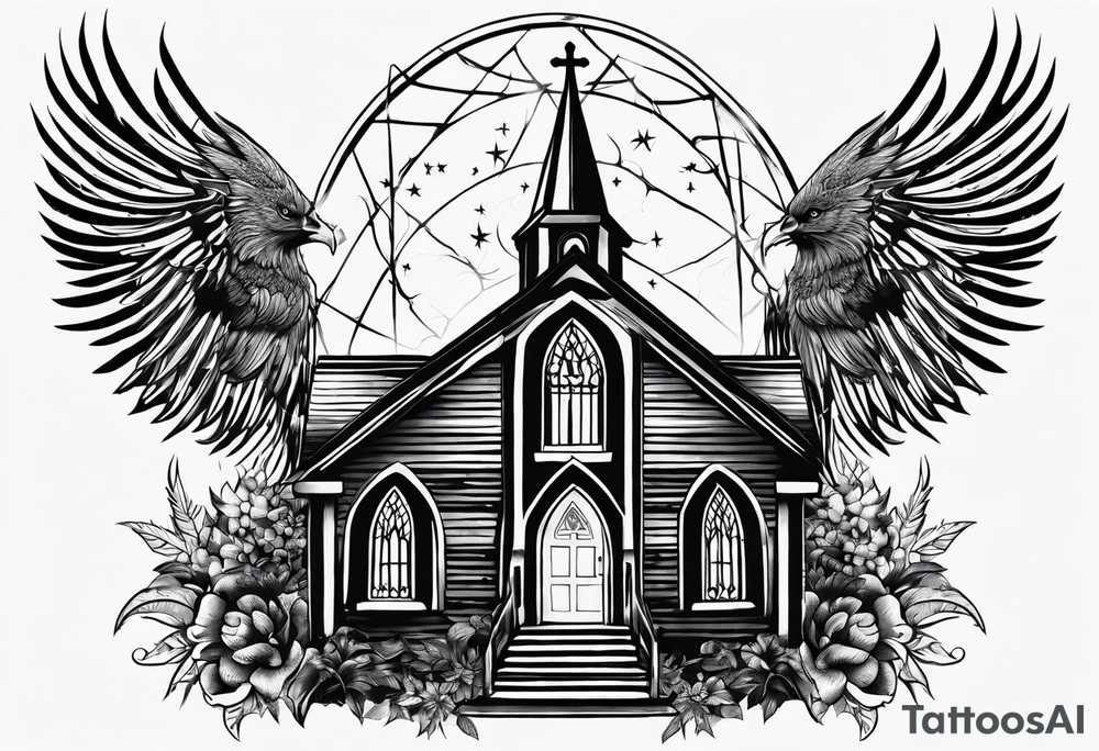 Witchcraft church addiction jail mom farm  cancer zodiac 69 broken blessed lost tattoo idea