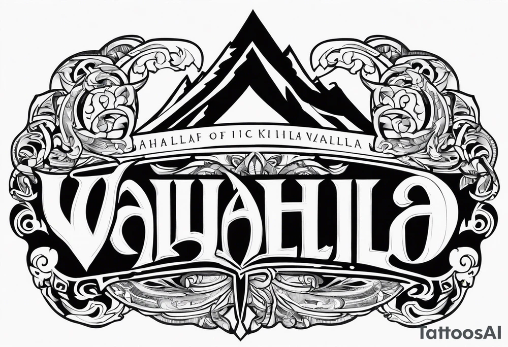 Valhalla tattoo idea
