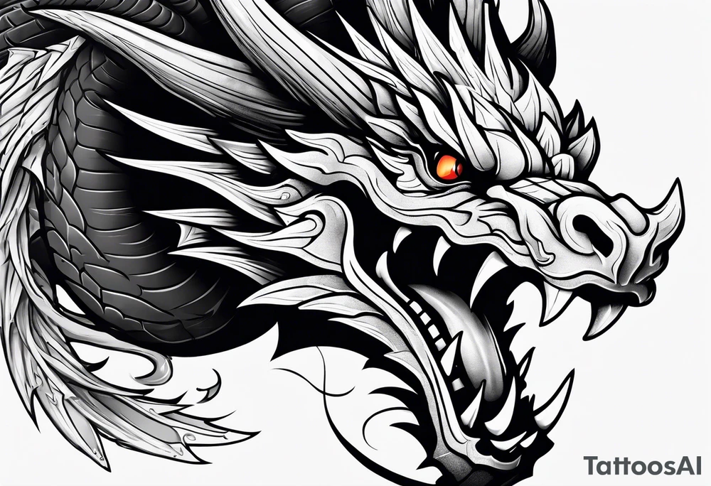 dragon tattoo idea