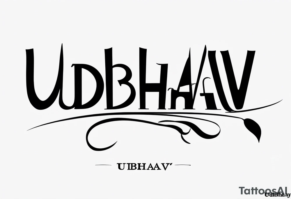 create simple and plain text tattoo which says Udbhav - a new beginning along with date 29.10.2015 tattoo idea create simple and plain text tattoo which says Udbhav - a new beginning along with date 29.10.2015 tattoo idea