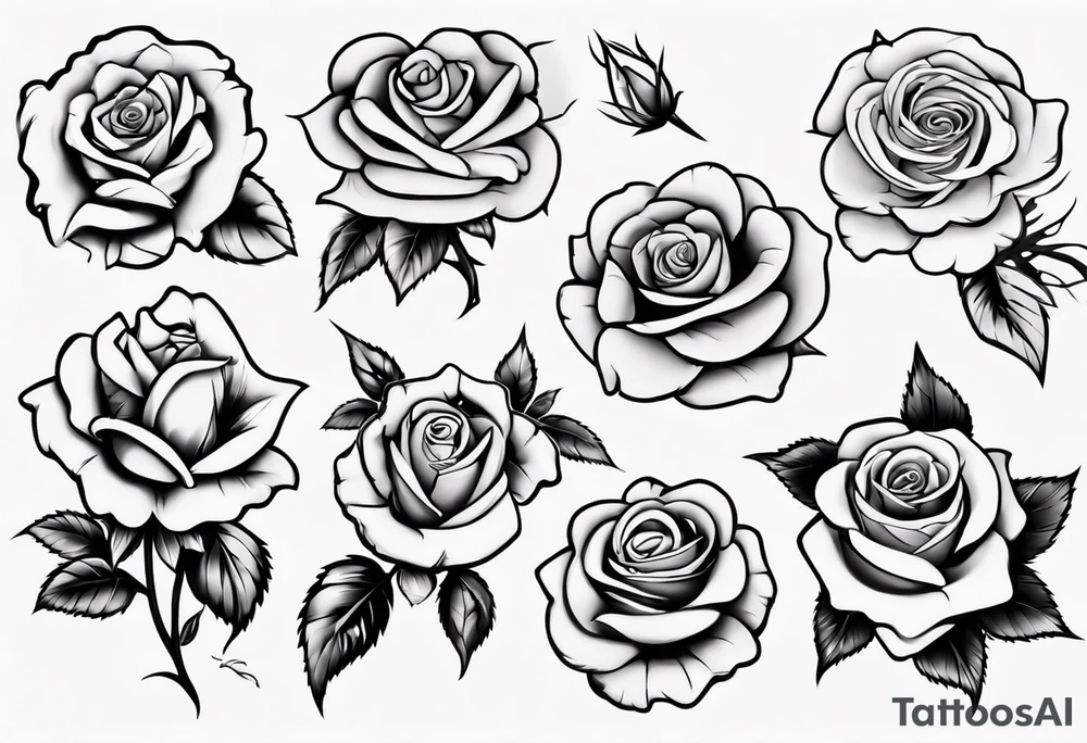 Rose tattoo idea