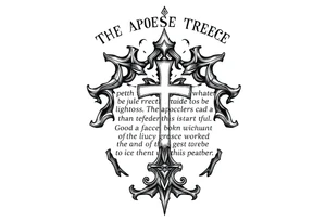The Apostles Creed tattoo idea