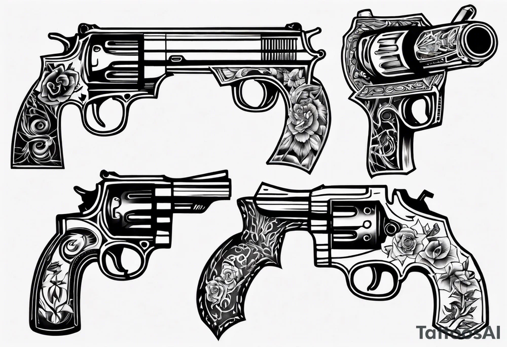 guns tattoo idea