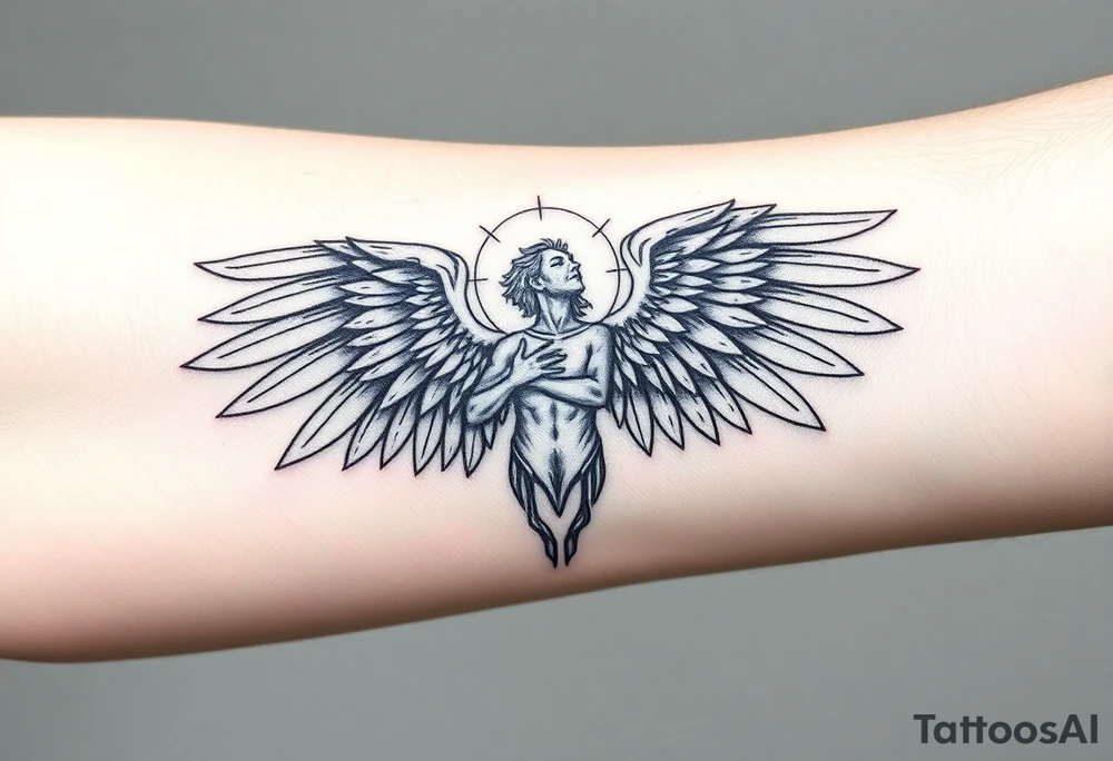 Archangel, seraphim, biblically accurate tattoo idea