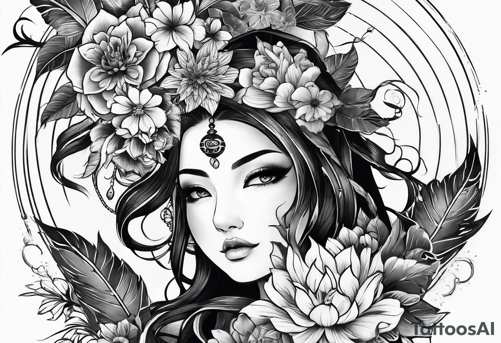 Arm sleeve tattoo idea